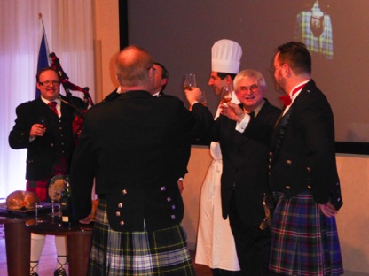 We toast the haggis