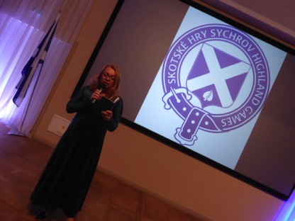 Jana introduces the Charity Auction for Adopce na Dalku Jana introduces the Charity Auction for Adopce na Dalku